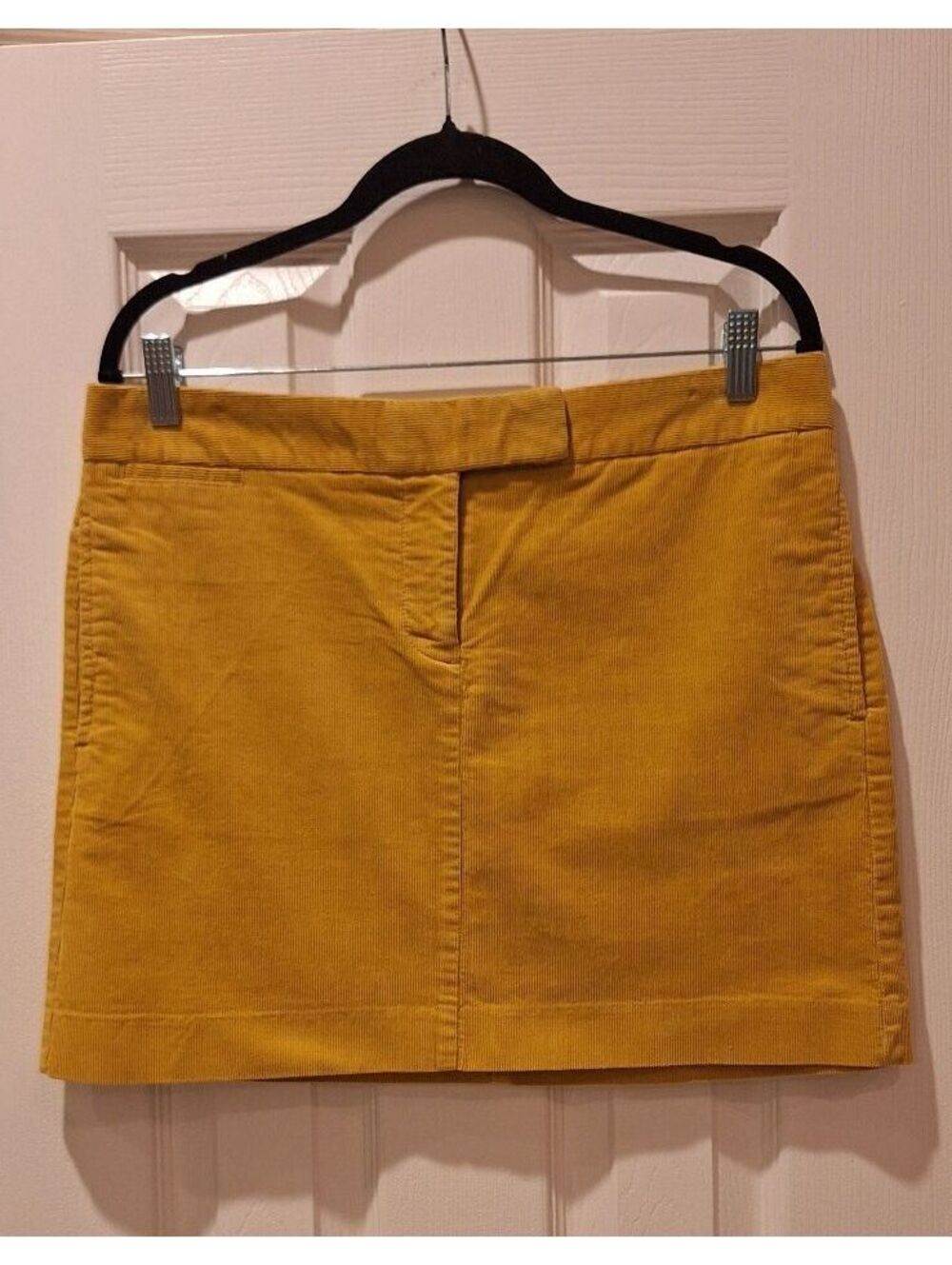 JCrew - Mustard Yellow Stretch Cotton Corduroy Mini Skirt - 10